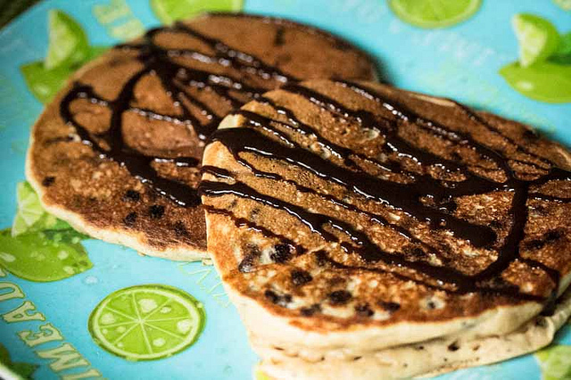 I pancake alla nutella e cocco per una colazione golosa