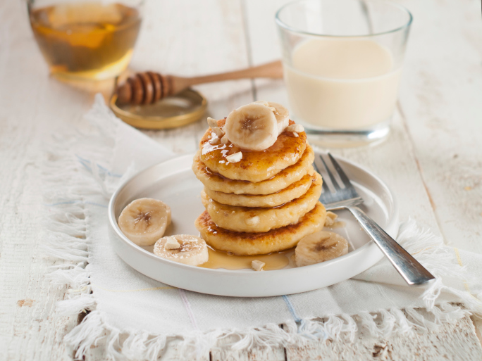 I pancake vegan alla banana con la ricetta facile