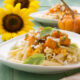 pasta vegana zucca pranzo sano leggero
