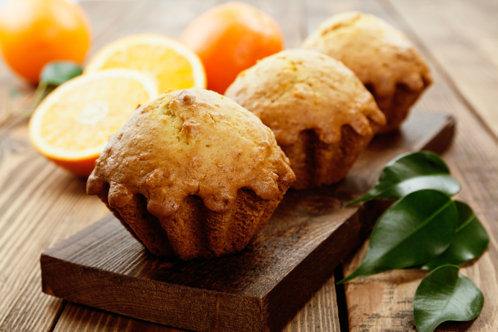 I muffin ai mandarini e noci per una colazione nutriente