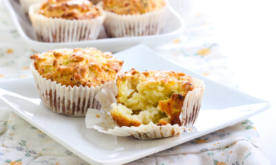I muffin alla ricotta e zucchine senza uova adatti all'aperitivo