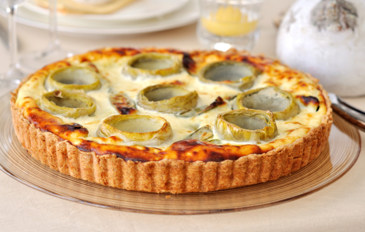 La quiche ai carciofi e speck perfetta per il pranzo fuori casa