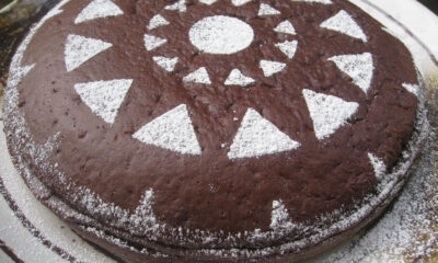 Torta con uova di Pasqua