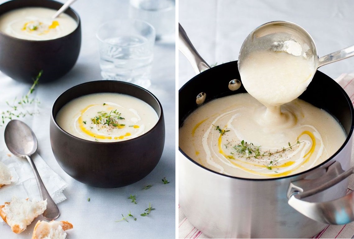 La crema di cavolfiori con la ricetta semplice