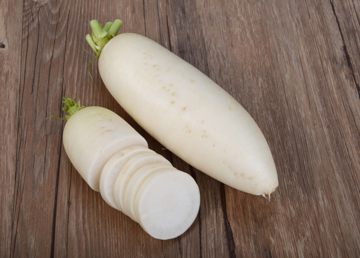 Il daikon al forno con carote per un contorno insolito