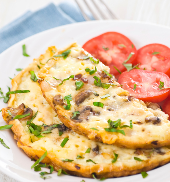 La frittata asparagi e funghi con la ricetta veloce