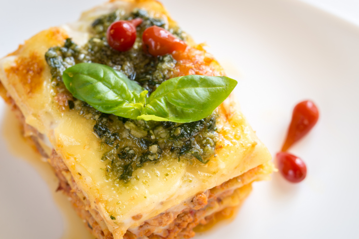 Le lasagne al pesto con patate e fagiolini con la ricetta gustosa