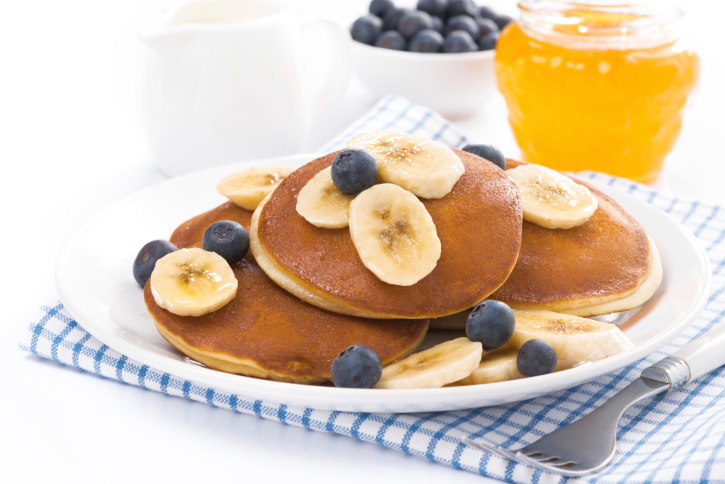 I pancake light alla banana e cocco perfetti per la dieta