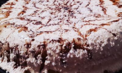 La torta al cocco e nutella da preparare con il Bimby