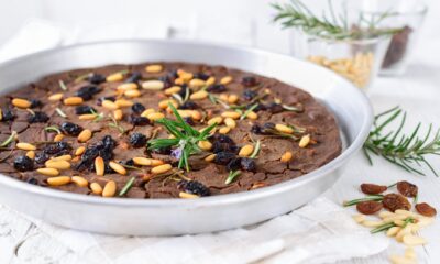 Torta paesana tipo castagnaccio