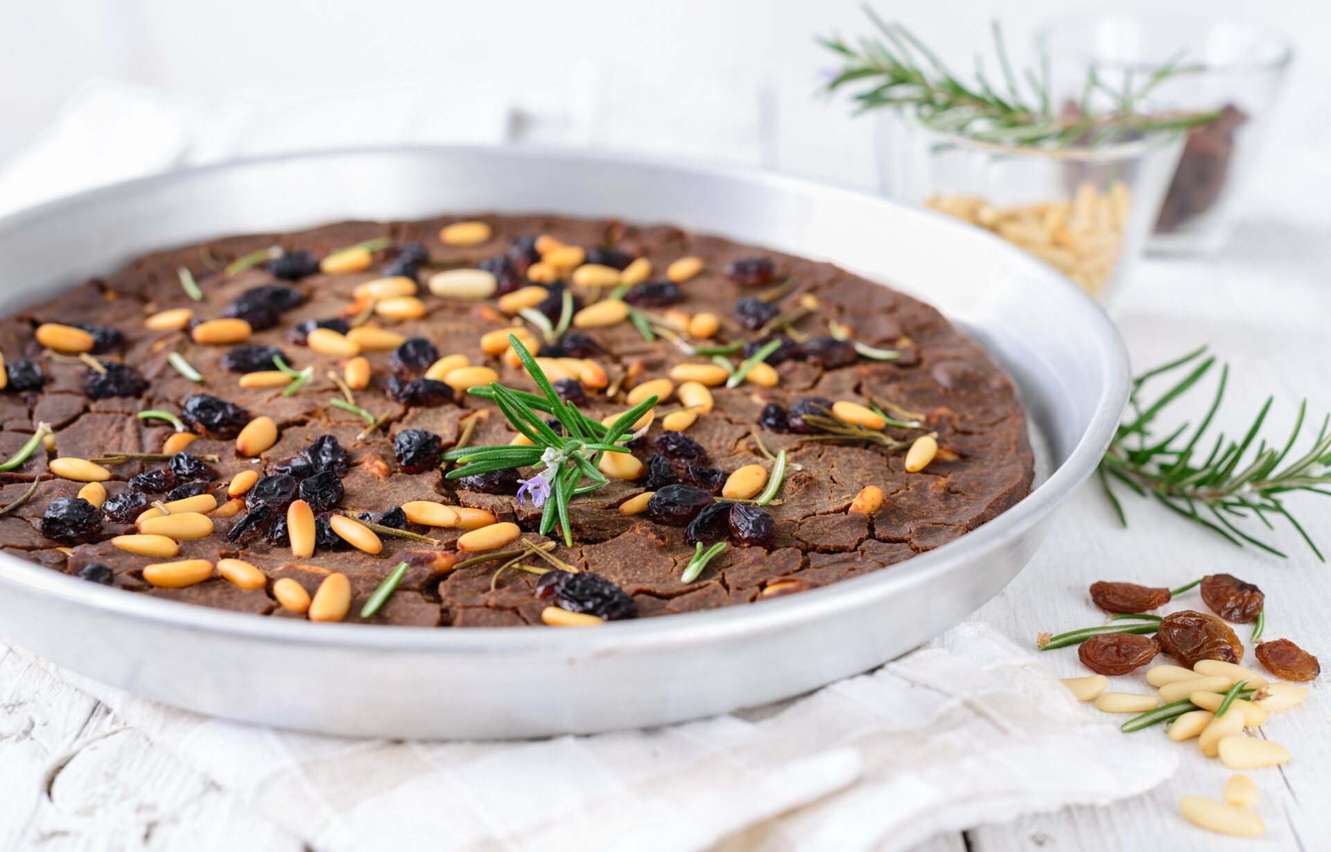 Torta paesana tipo castagnaccio