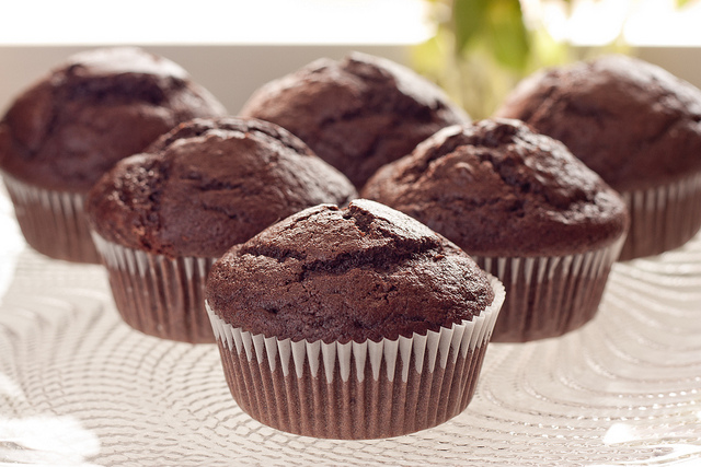 I muffin al cioccolato senza burro perfetti per la colazione