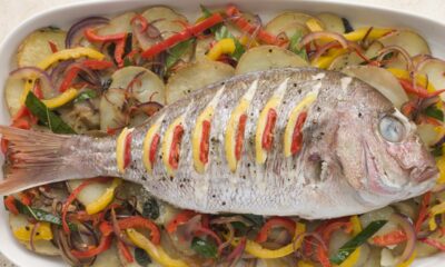 orata con peperoni