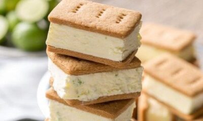 Il gelato biscotto con i rigoli con la ricetta facile