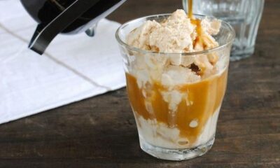 La crema di caffè fredda da servire a fine pasto