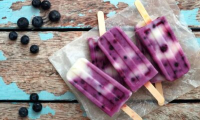 ghiaccioli con yogurt e frutta