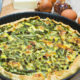 La torta salata con fagiolini e ricotta con la ricetta leggera