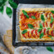 Tortino pomodori e mozzarella