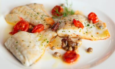 filetto di branzino in padella
