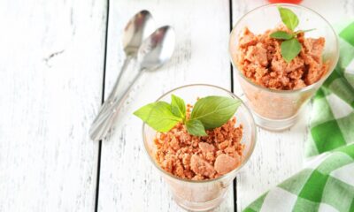 sorbetto salato al pomodoro