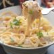 Ecco la pasta ai gamberetti e panna con la ricetta appagante