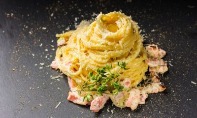 pasta con speck e brie