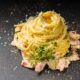 pasta con speck e brie