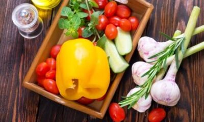 5 antipasti di verdure crude