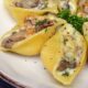 I conchiglioni ripieni di funghi e philadelphia per il pranzo della domenica