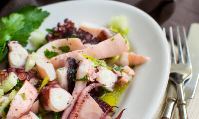 L'insalata di polpo con la ricetta sarda