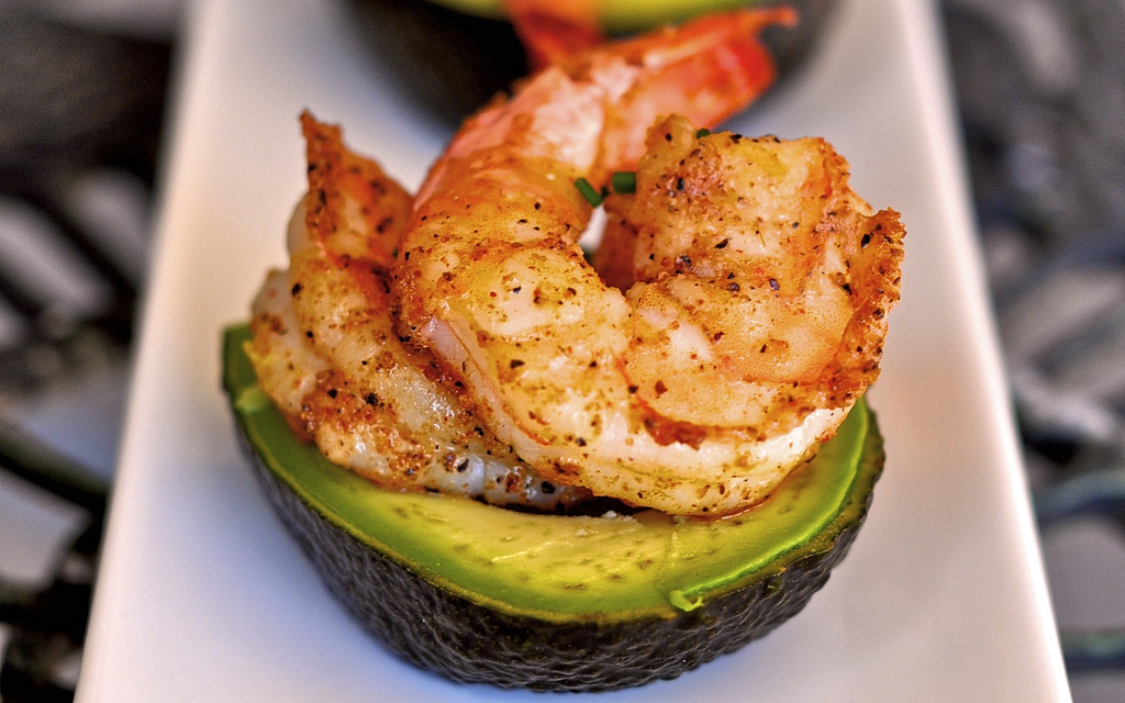 La mousse di gamberi e avocado con la ricetta stuzzicante