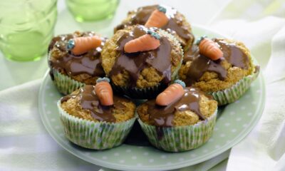 muffin con carote e cioccolato
