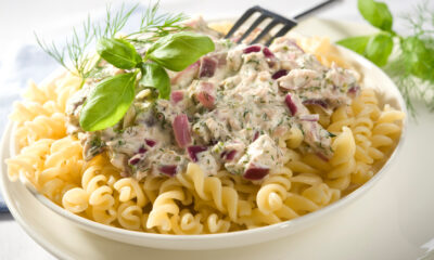 pasta tonno e panna in bianco