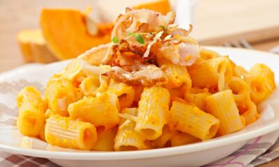 pasta con zucca e pancetta
