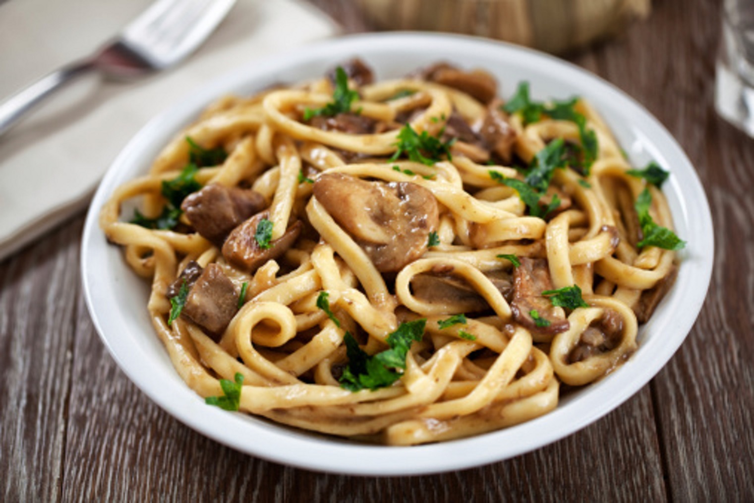 Tagliatelle alla boscaiola, la ricetta perfetta per l&#8217;autunno