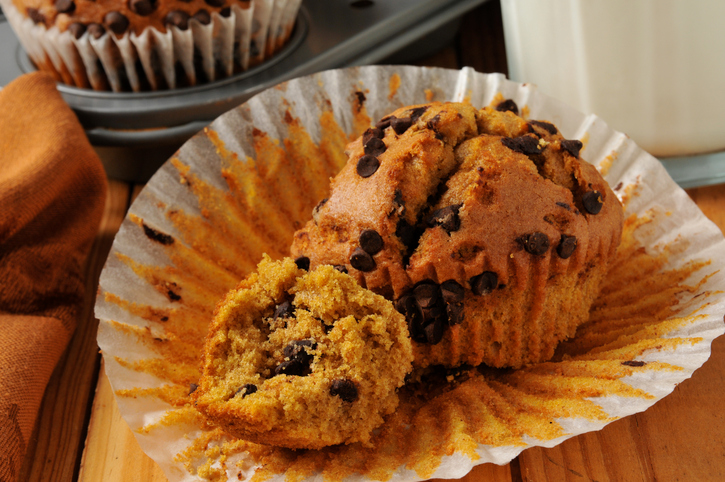 I muffin alla zucca e cioccolato per la merenda: ecco la ricetta