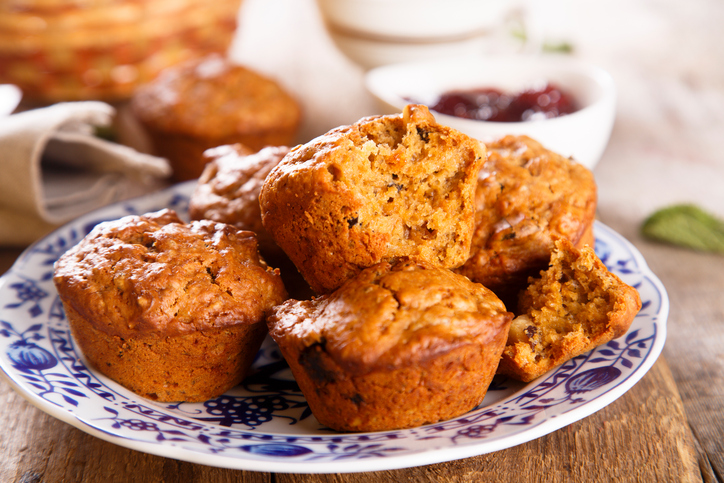 I muffin alla zucca e semi di papavero perfetti per l’aperitivo