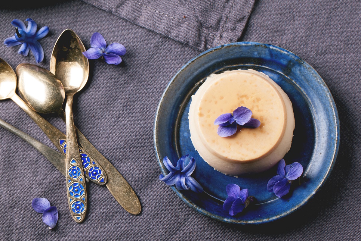 panna cotta vegana