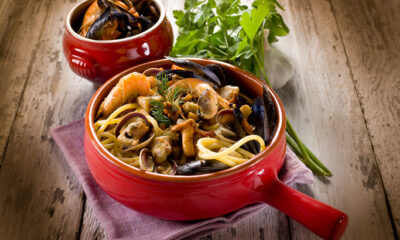 Pasta porcini e vongole