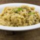 risotto con porri, patate e speck
