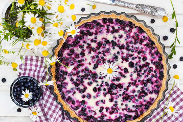 La torta di ricotta e mirtilli, la ricetta da fare con il Bimby