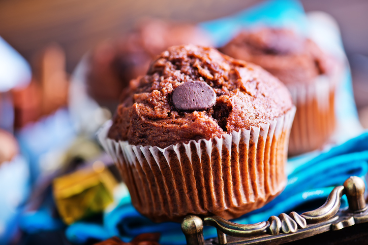 I muffin cioccolato e torrone perfetti per accompagnare il tè