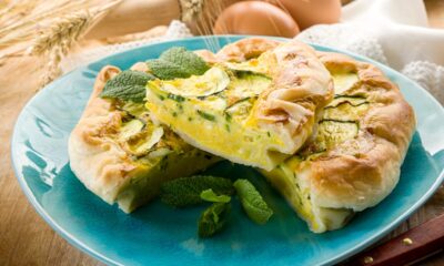 torta salata con ceci e zucchine