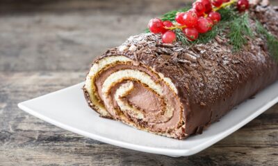 tronchetto di Natale alla nutella