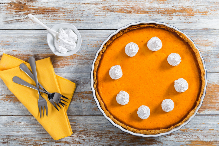 La crostata di zucca e ricotta per il dessert di fine pasto