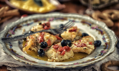 Crostini di polenta al lardo di colonnata