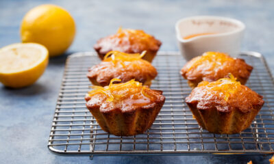 I muffin limone e mandorle perfetti per l'ora del tè