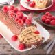 tronchetto di natale con la pasta biscotto