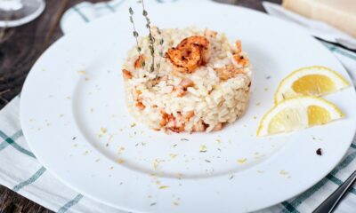 risotto gamberi e agrumi