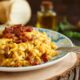 risotto con montasio e speck